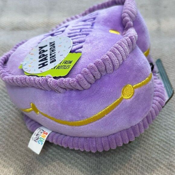 BIRTHDAY ERA Dog Toy NWT Taylor Swift Tour Purple Cake Squeaky Crinkle Gift - Picture 7 of 8